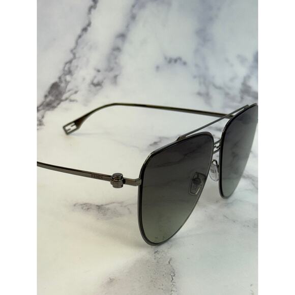 NEW Fendi FE40122U Baguette Ruthenium Aviator Sunglasses - Picture 5 of 7